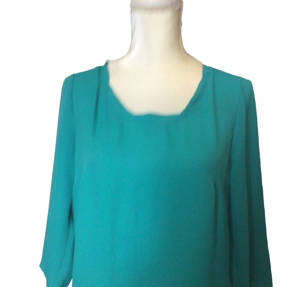 MNG Basics Green Tunic/Mini Dress Size US 6 - Picture 4 of 9